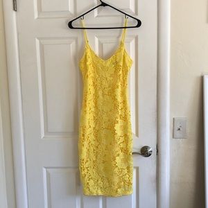 Lulu’s Yellow Crochet Dress